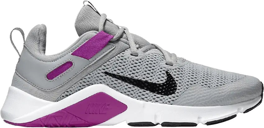  Nike Wmns Legend Essential &#039;Light Smoke Grey Vivid Purple&#039;