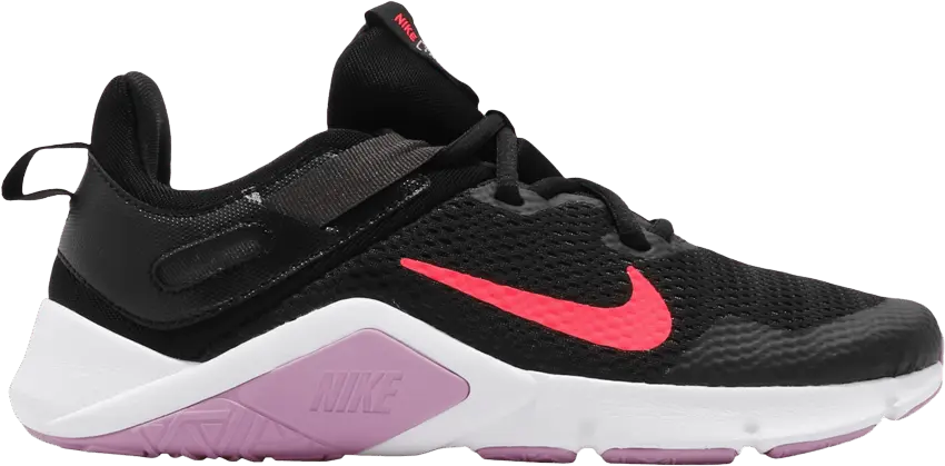  Nike Wmns Legend Essential &#039;Black Flash Crimson&#039;