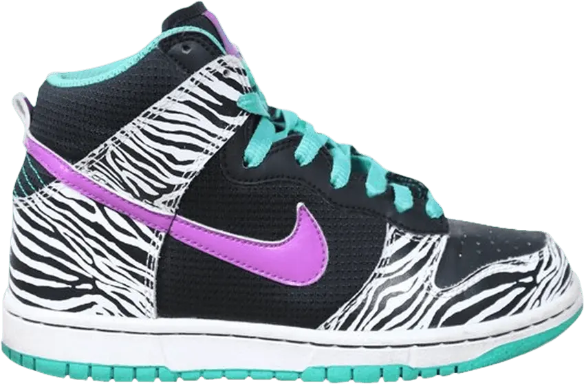  Nike Wmns Dunk High 6.0 Premium &#039;Liquid City Liberty Zebra Sky&#039;