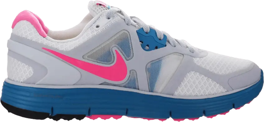  Nike Wmns LunarGlide+ 3 &#039;White Pink Turquoise&#039;