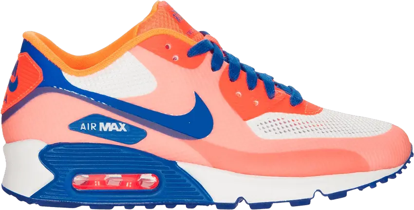  Nike Wmns Air Max 90 Hyperfuse Premium &#039;Bright Citrus Hyper Blue&#039;