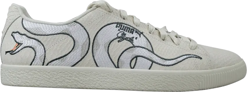  Puma Clyde &#039;White Snake Embroidery&#039;