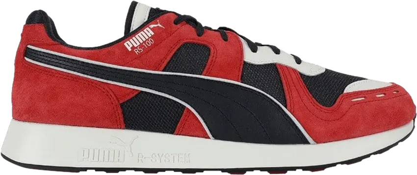 Puma RS-100 Nubuck &#039;Peacoat Red&#039;