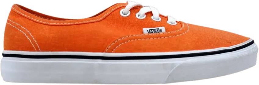  Vans Authentic &#039;Washed Vibrant Orange&#039;