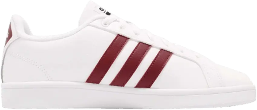  Adidas Wmns Cloudfoam Advantage &#039;Footwear White Scarlet&#039;