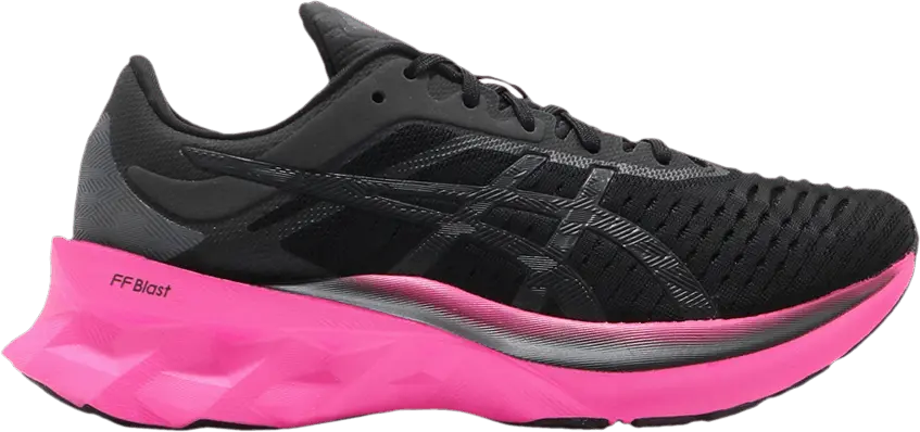  Asics Wmns Novablast &#039;Black Pink Glo&#039;