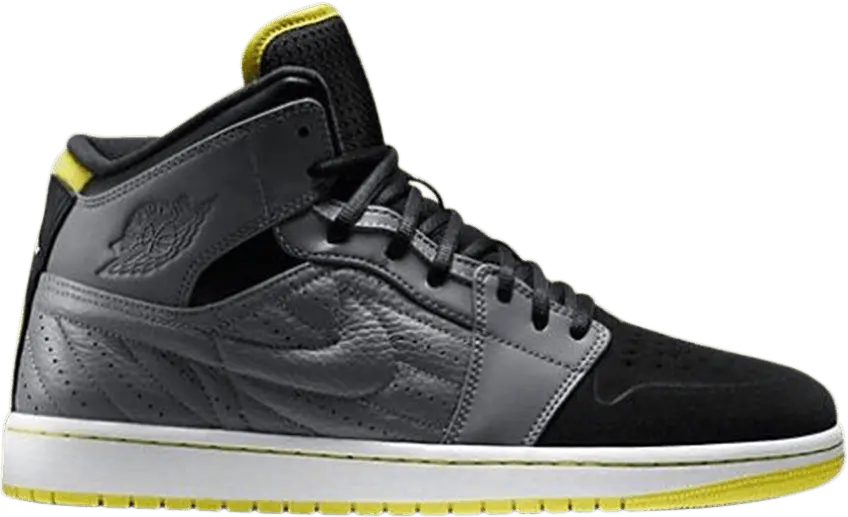  Jordan 1 Retro &#039;99 Cool Grey Vibrant Yellow