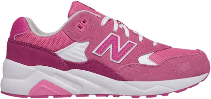  New Balance 580 Big Kid Wide &#039;Paper Lights - Pink Glow&#039;