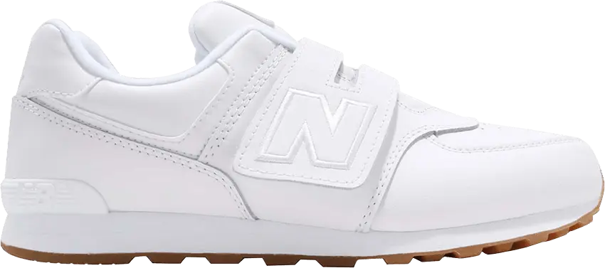  New Balance 574 Wide Kids &#039;White Gum&#039;