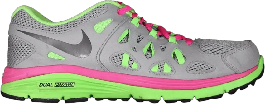  Nike Dual Fusion Run 2 GS &#039;Pink Volt&#039;