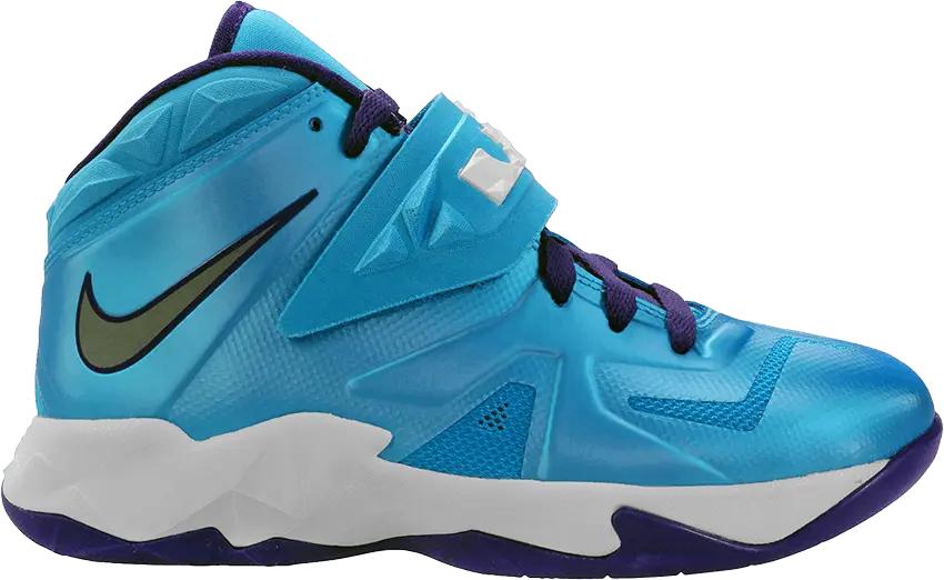  Nike LeBron Zoom Soldier 7 GS &#039;Vivid Blue&#039;