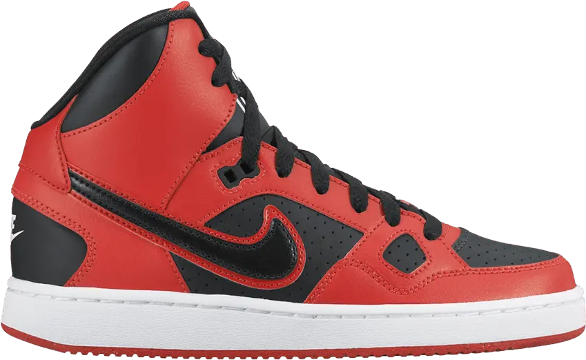  Nike Son of Force Mid GS &#039;Red Black&#039;