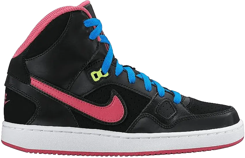  Nike Son of Force Mid GS &#039;Black Vivid Pink&#039;