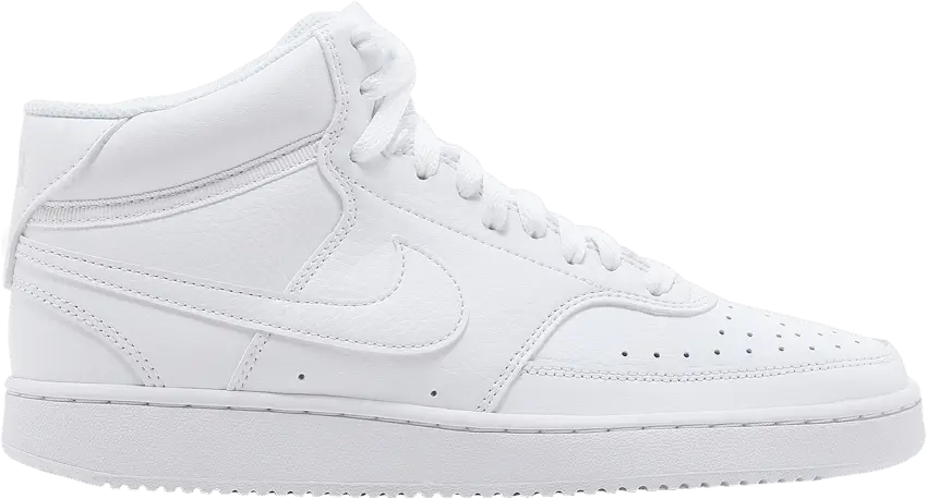  Nike Court Vision Mid Triple White (Women&#039;s)