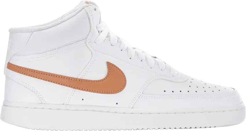  Nike Wmns Court Vision Mid &#039;White Light Cognac&#039;