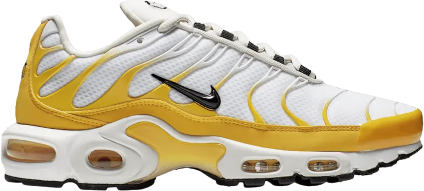  Nike Air Max Plus SE White Yellow (Women&#039;s)