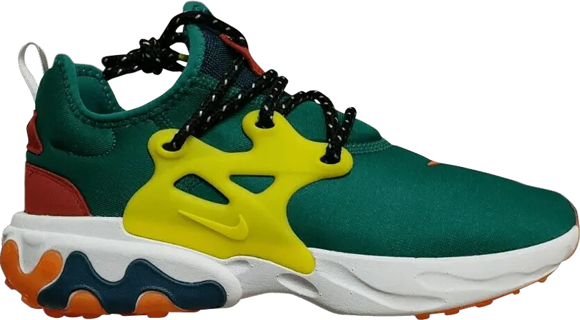  Nike Wmns React Presto &#039;Mystic Green Chrome Yellow&#039;