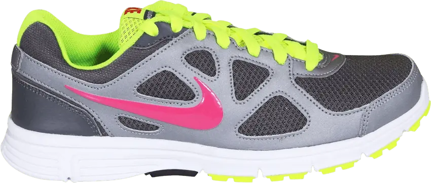 Nike Wmns Revolution &#039;Grey Pink Volt&#039;