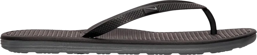 Nike Wmns Solarsoft Thong 2 &#039;Black&#039;