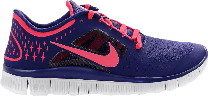  Nike Wmns Free Run+ 3 &#039;Night Blue Fire Berry&#039;