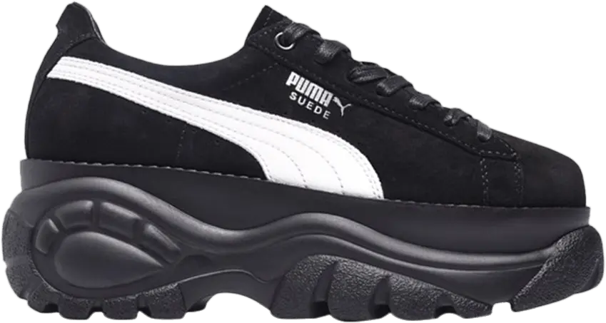  Puma Buffalo x Wmns Suede Platform &#039;Black&#039;