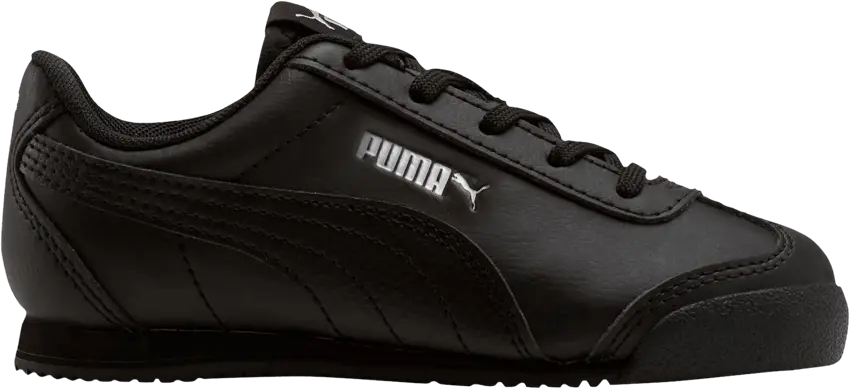  Puma Turino Leather Jr &#039;Triple Black&#039;