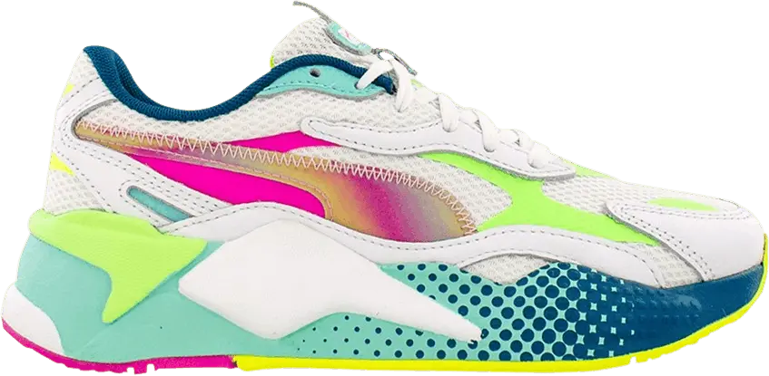  Puma RS-X3 WR White Elektro Green (GS)