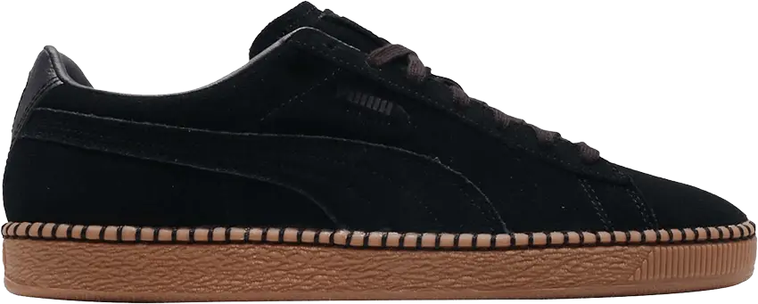  Puma Suede Classic Blanket Stitch &#039;Black&#039;