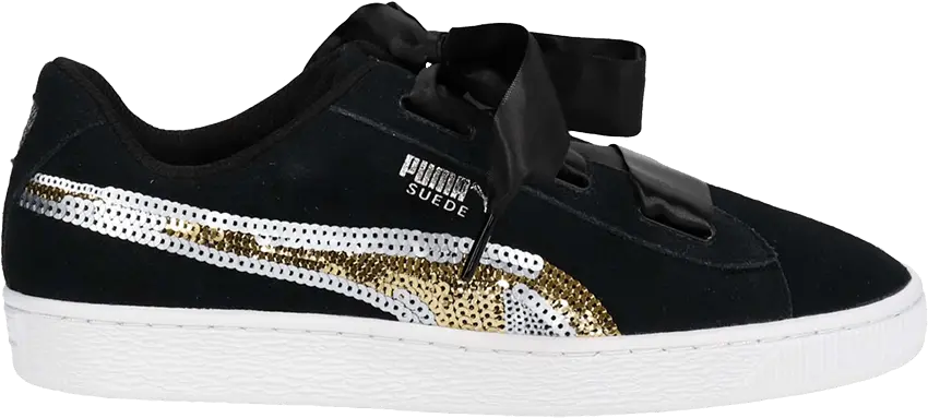  Puma Suede Heart Trailblazer SQN Jr &#039;Black&#039;