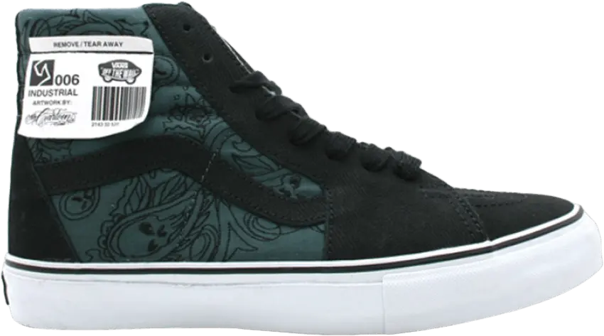  Vans Mr. Cartoon x Sk8-Hi S &#039;Green&#039;