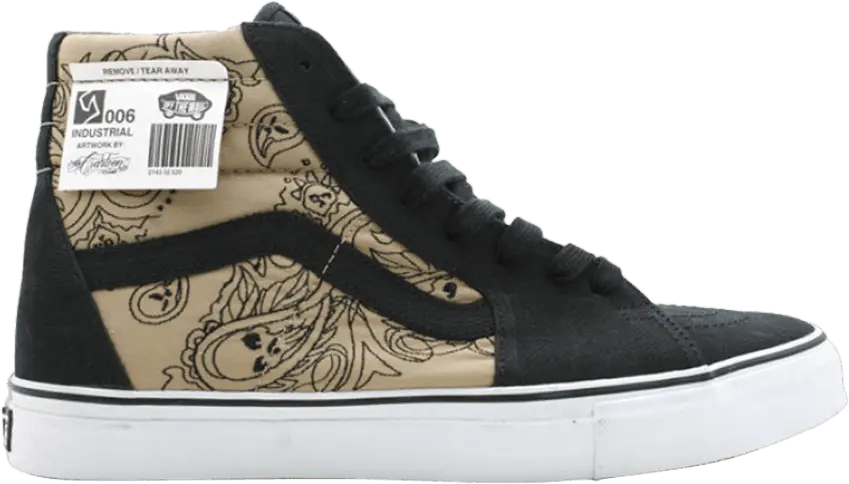  Vans Mr. Cartoon x Sk8-Hi S &#039;Khaki&#039;