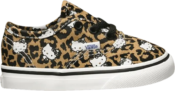  Vans Hello Kitty x Authentic Toddler &#039;Leopard&#039;