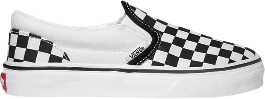  Vans Classic Slip-On Kids &#039;Checkerboard&#039;