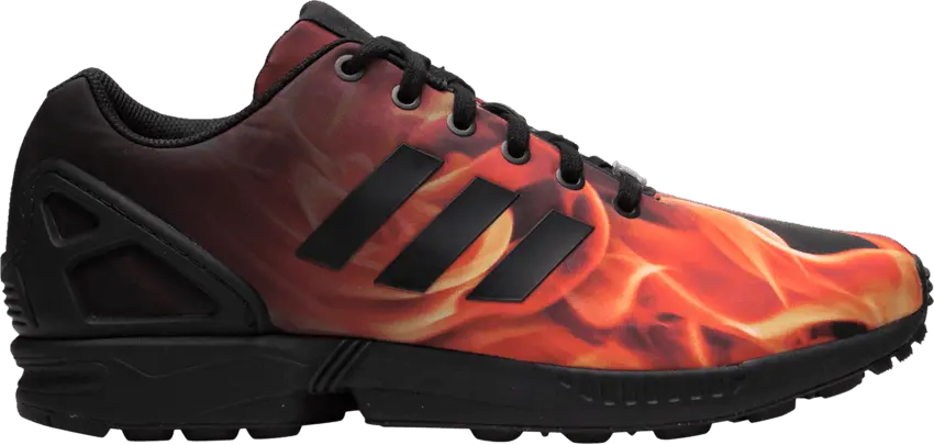  Adidas ZX Flux &#039;Black Flames&#039;