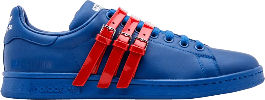  Adidas adidas Raf Simons Stan Smith Strap Royal Blue/Red