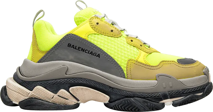  Balenciaga Triple S Sneaker &#039;Yellow&#039; 2017