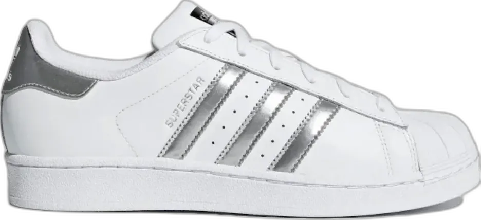  Adidas adidas Superstar White Silver Metallic
