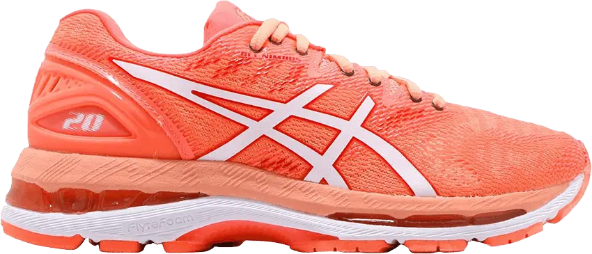  Asics Wmns Gel Nimbus 20 &#039;Flash Coral&#039;