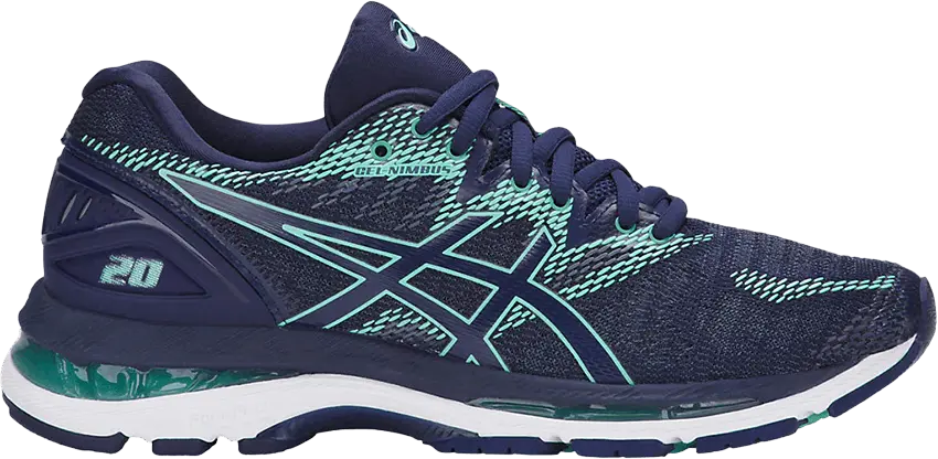  Asics Wmns Gel Nimbus 20 &#039;Indigo Blue Opal Green&#039;