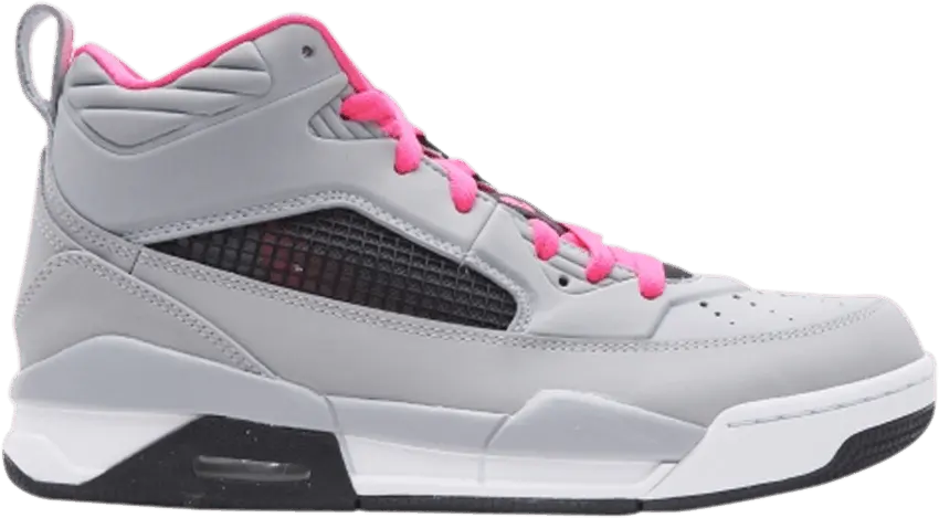 Jordan Flight 9.5 GG &#039;Wolf Grey Hyper Pink&#039;