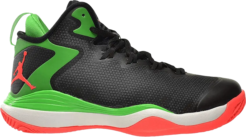 Jordan Super.Fly 3 BG &#039;Black Green Spark&#039;