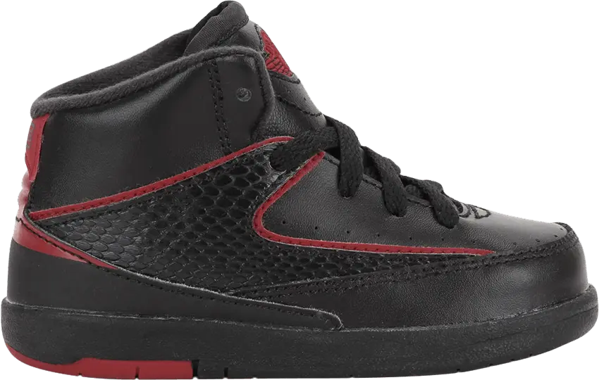  Air Jordan 2 Retro BT &#039;Black Varsity Red&#039;