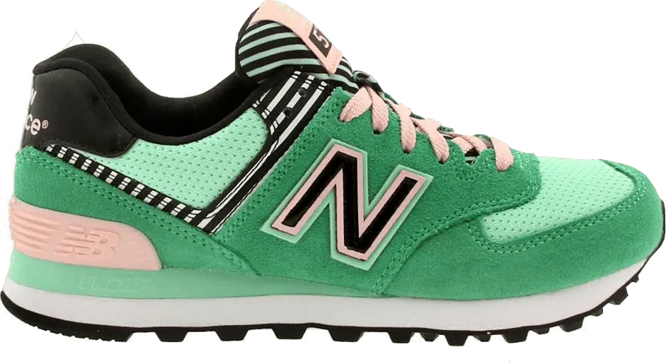  New Balance 574 Green Slate Peridot Green (Women&#039;s)