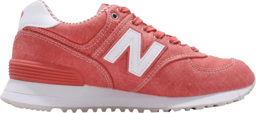  New Balance Wmns 574 &#039;Red White&#039;