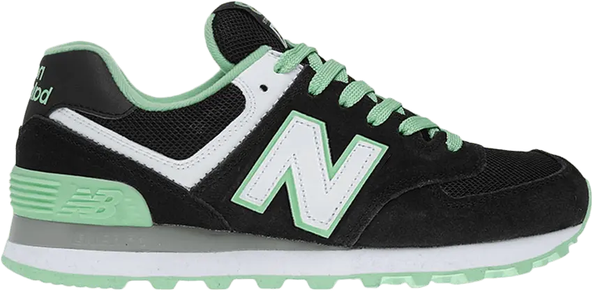  New Balance Wmns 574 &#039;Black Pistachio&#039;