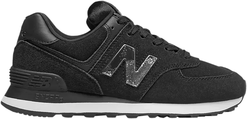  New Balance Wmns 574 &#039;Crushed Metallic - Black&#039;