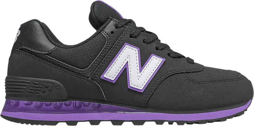  New Balance Wmns 574 &#039;Black Mirage Violet&#039;