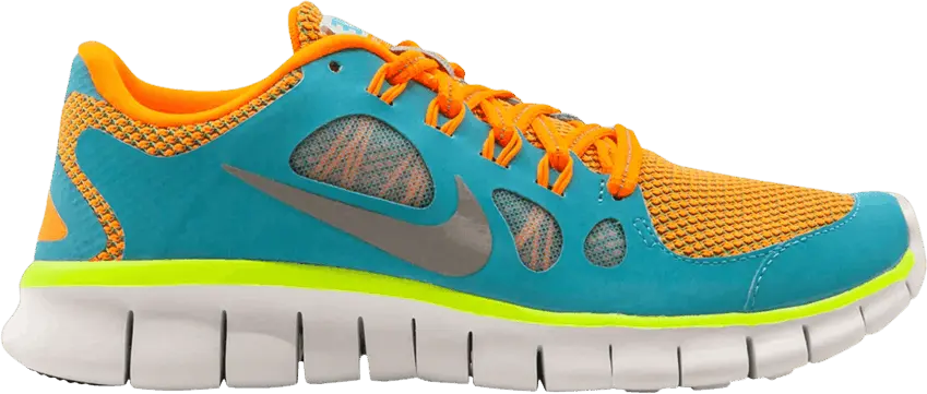  Nike Free 5.0 LE GS &#039;Gamma Blue Orange&#039;