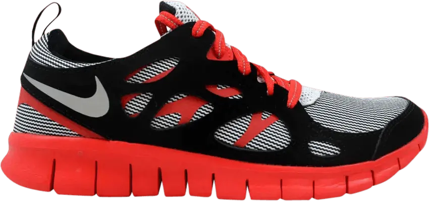  Nike Free Run 2 LE GS &#039;Black Light Crimson&#039;