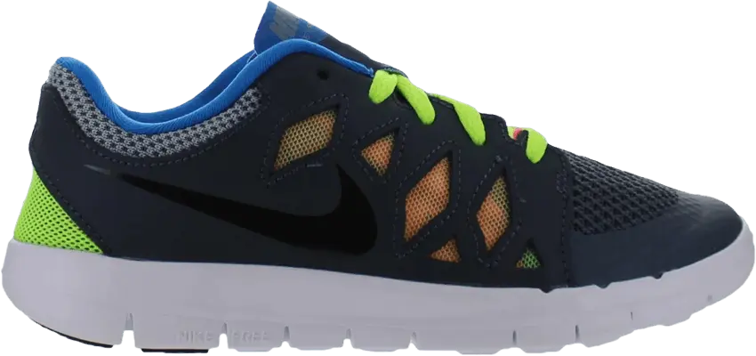  Nike Free 5.0 PS &#039;Dark Magnet Grey Volt Blue&#039;
